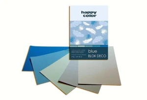 Zeszyt papierów kolorowych Happy Color Deco Blue A4 170g 20k [mm:] 210x297 (3717 2030-032)