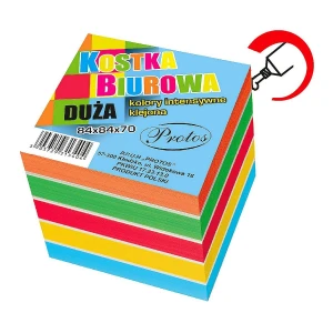 Kostka papierowa Protos - mix [mm:] 83x83x 80