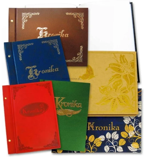 Kronika Warta KRONIKA ZŁOCONA PION - mix 100k. [mm:] 250x345 (319-025,026,027,028)