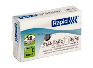 Zszywki 26/6 Rapid Standard 1000 szt (24861300)