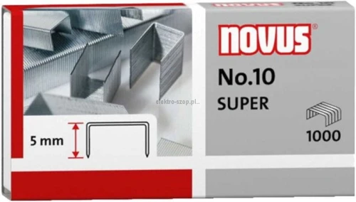 Zszywki 10 Novus No.10 1000 szt (040-0003)