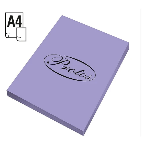 Papier ksero Protos A4 - fioletowy 100k. 80g