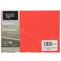 Koperta Galeria Papieru WIATR B6 - czerwona [mm:] 125x176 (280805) 20 sztuk