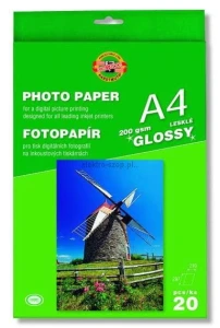 Papier foto Koh-I-Noor A4 200g [mm:] 210x297