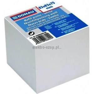 Kostka papierowa Donau - biały [mm:] 83x83x 75 (8309000-09)