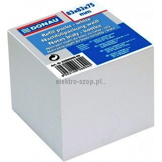 Kostka papierowa Donau - biały [mm:] 83x83x 75 (8309000-09)