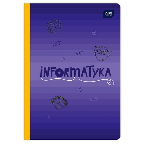 Zeszyt tematyczny Interdruk A5 60k. 70g krata (ZE60#INFFSC)