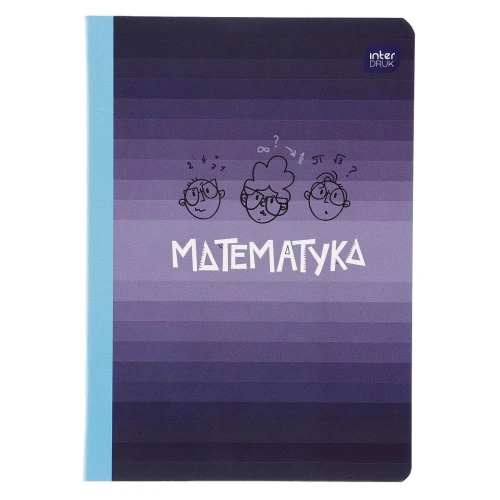Zeszyt tematyczny Interdruk A5 60k. 70g krata (ZE60#MATFSC)