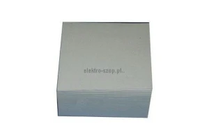 Kostka papierowa Protos klejona mała - biały [mm:] 83x83x 40