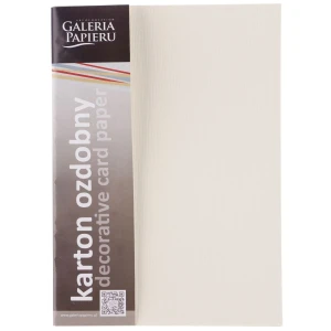 Papier ozdobny (wizytówkowy) Galeria Papieru sukno A4 - kremowy 180g (204102)