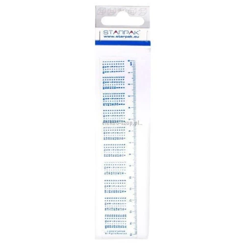 Linijka plastikowa Starpak 15cm (163096)