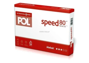 Papier ksero Pol speed A4 - biały 500k. 80g [mm:] 210x297