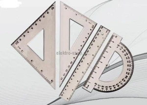 Komplet geometryczny Tetis 4 el. (BL001-BK)
