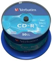 Płyta cd Verbatim CD-R cake 50 700MB x52 (43351)