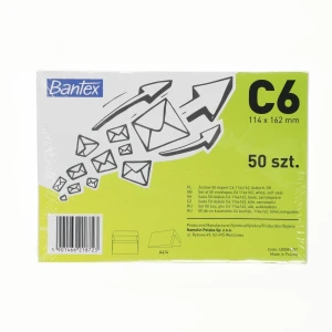 Koperta Bantex SK C6 - biały (400089387) 50 sztuk