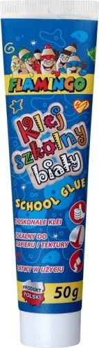 Klej szkolny biały Flamingo tuba 50g