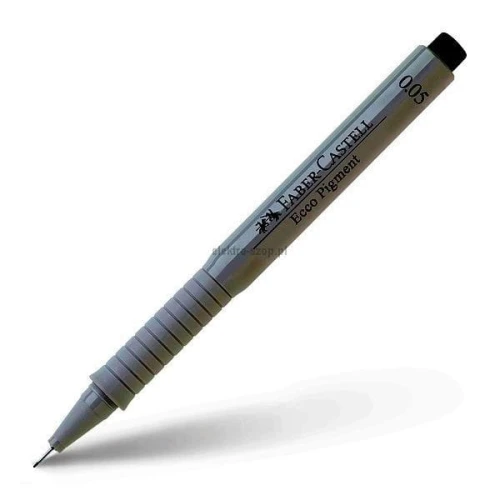 Cienkopis kreślarski Faber Castell Ecco Pigment, czarny 0,05mm 1kol. (FC166099)