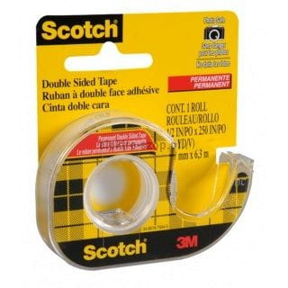 Taśma dwustronna Scotch 12mm 6,3m (136)
