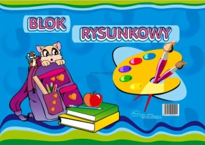Blok rysunkowy Protos A3 biały 80g 19k [mm:] 297x420