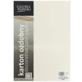 Papier ozdobny (wizytówkowy) Galeria Papieru gładki kremowy A4 - kremowy 200g (202830)