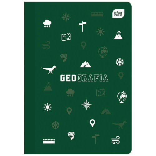 Zeszyt tematyczny Interdruk Geografia A5 60k. 70g krata