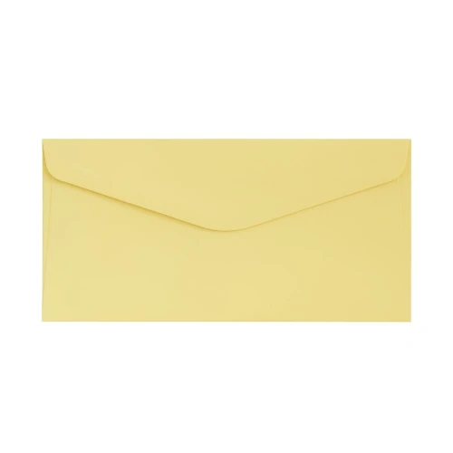 Koperta Galeria Papieru gładki satynowany DL - żółty (280137) 10 sztuk