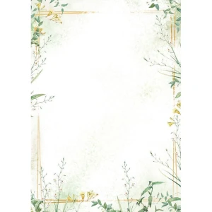 Papier ozdobny (wizytówkowy) Galeria Papieru łąka A4 100g (233910)