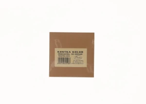 Kostka papierowa Protos origami - brązowa jasna [mm:] 84x84x 30