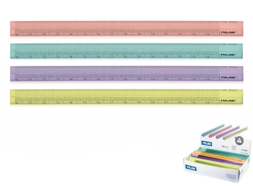Linijka plastikowa Milan Look 15cm (351260LK2)