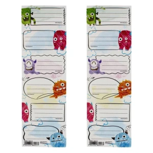 Naklejka na zeszyt Starpak Monster (495015)