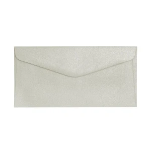 Koperta Galeria Papieru pearl jasnosrebrny DL - srebrny (280140) 10 sztuk