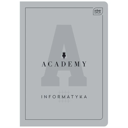 Zeszyt tematyczny Interdruk ACADEMY A5 60k. 90g krata (ZE60#INFACA)