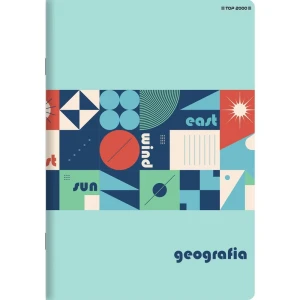 Zeszyt TOP-2000 geografia A5 60k. 70g krata (400169461)