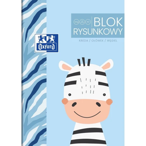 Blok rysunkowy Oxford Kids A3 biały 120g 20k (400170350)