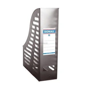 Pojemnik na dokumenty pionowy Donau A4 - dymny [mm:] 85x245x 315 (7464001-02)