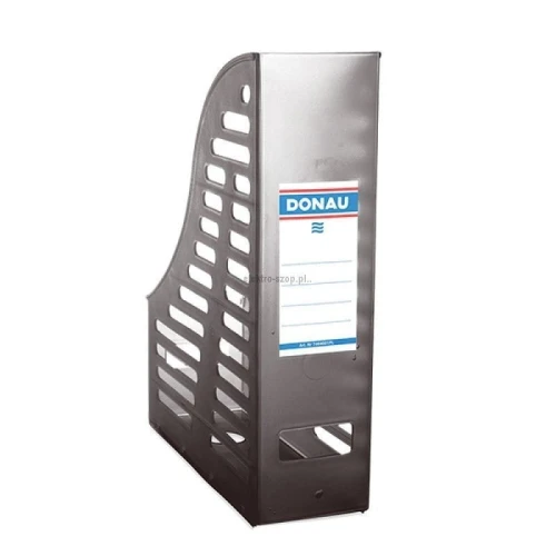 Pojemnik na dokumenty pionowy Donau A4 - dymny [mm:] 85x245x 315 (7464001-02)