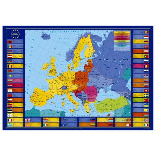 Podkład na biurko Derform Unia Europejska [mm:] 490x340 (POUE)