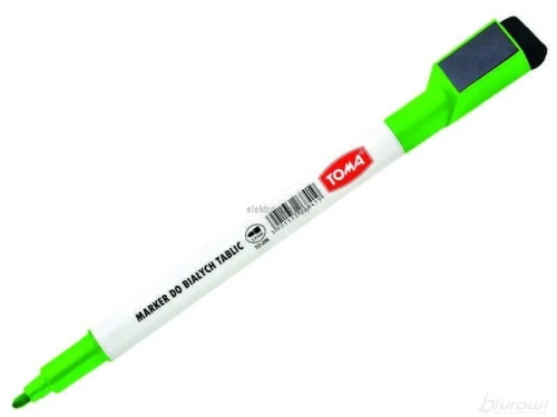 Marker suchościeralny Toma z magnesem, zielony 1,5mm okrągła końcówka (TO-268 4 2)