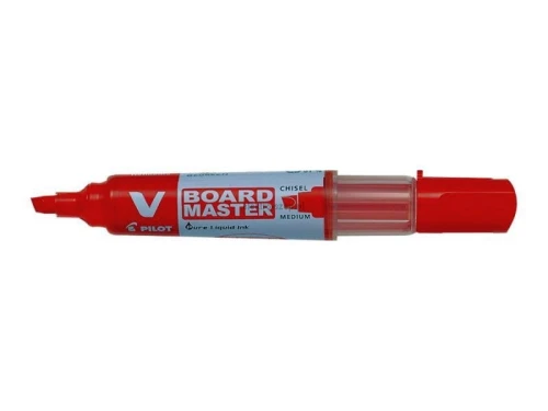 Marker suchościeralny Pilot V Board Master, czerwony 2,3mm okrągła końcówka (WBMA-VBM-M-R-BG)