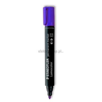Marker permanentny Staedtler, niebieski 2,0mm ścięta końcówka