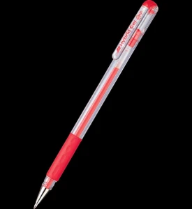 Długopis żelowy Pentel czerwony 0,6mm (K116)