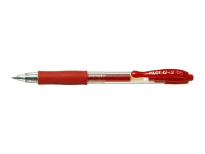Długopis żelowy Pilot G2 czerwony 0,5mm (BL-G2-5-R)