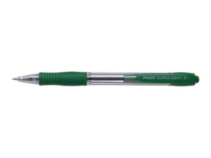 Długopis olejowy Pilot Super Grip zielony 0,21mm (BPGP-10R-F-G)