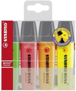 Zakreślacz Stabilo BOSS, mix 2,0-5,0mm (70/4)