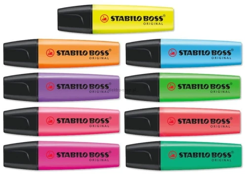 Zakreślacz Stabilo BOSS, niebieski 2,0-5,0mm (70/31)