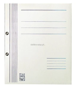 Skoroszyt Bigo A4 - biały 250-280g (0019)