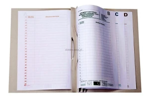 Teczka do akt osobowych Bigo A4 - biały 280g [mm:] 320x235 (0010)