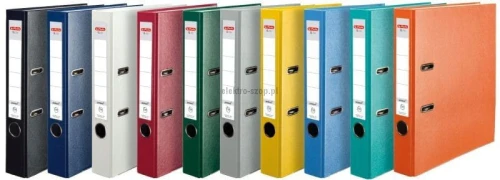 Segregator dźwigniowy Herlitz Q. file Standard A4 50mm jagodowy (0050011889)