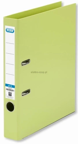 Segregator dźwigniowy Elba Pro+ 5 cm A4 50mm jasny zielony (100202108)