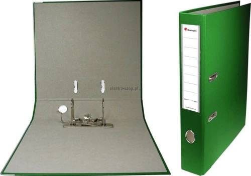 Segregator dźwigniowy Titanum A4 50mm zielony (06)